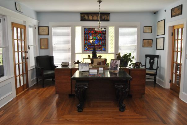 The desk of Mary McLeod Bethune, former Civil Rights leader, educator and founder of Bethune-Cookman University