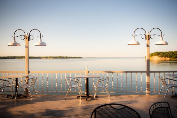 Lake Texoma Views off the patio of the Point Restaurant