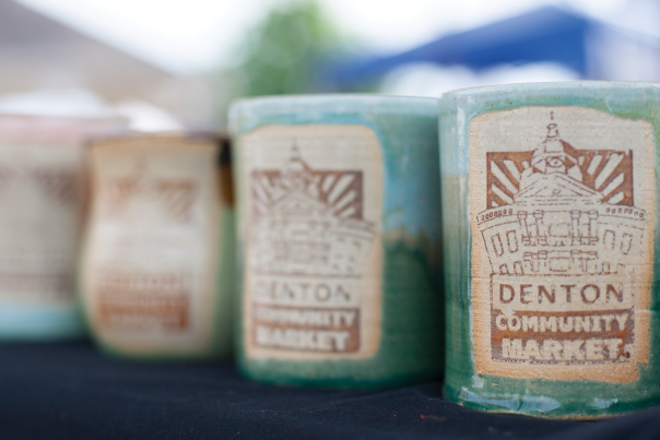 Ceramic Mugs For Sale At The Denton Community Market