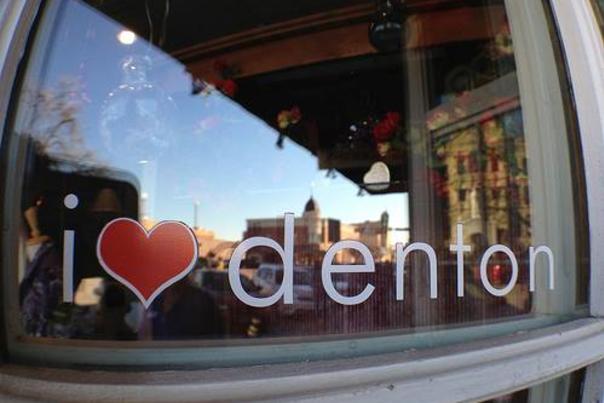 I heart Denton by Sarah T Page