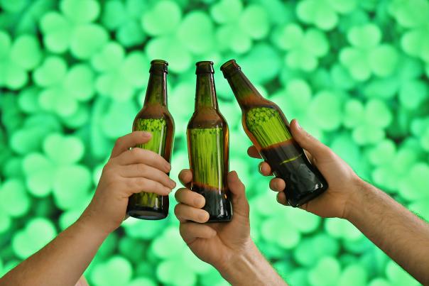 Green beer for St Patrick's Day