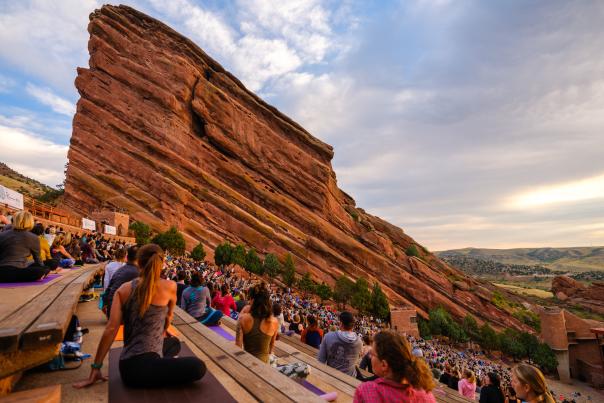 Yoga on the Rocks at Red Rocks Amphitheatre