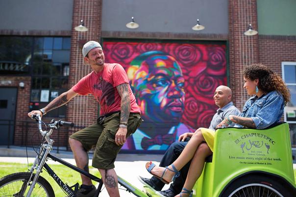 Street Art Pedicab Photo