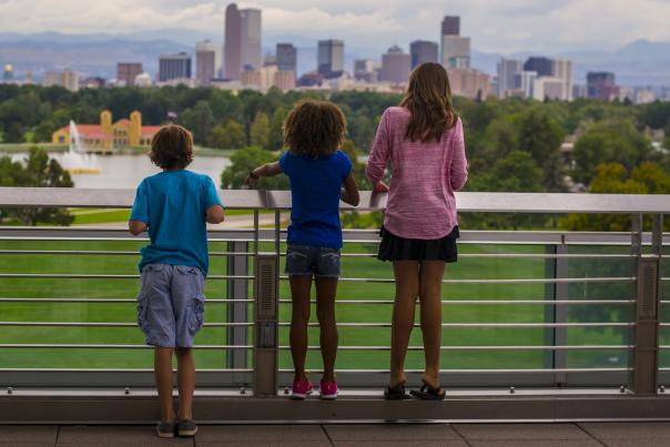 View from the balcony at Denver Museum of Nature & Science