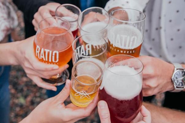 Ratio Beerworks cheers