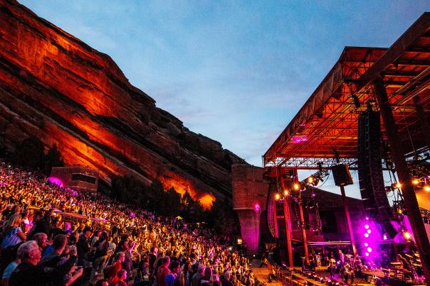 Red Rocks Amphitheatre near Denver