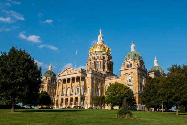 Exterior of the Iowa State Capitol