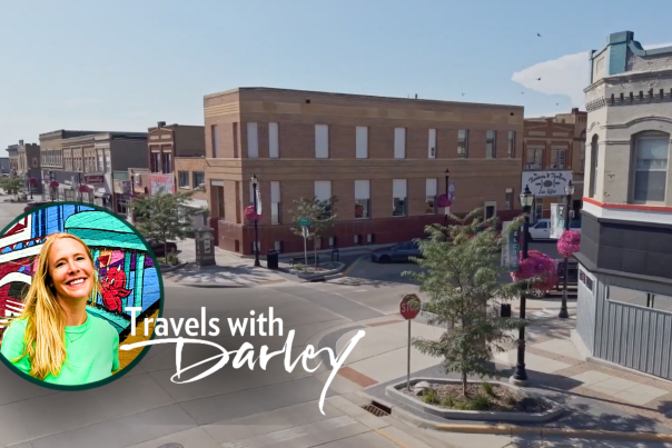 Travels with Darley in Devils Lake, ND