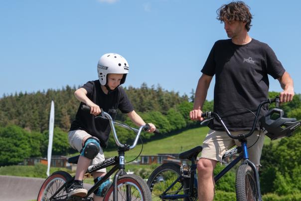 Cofton Holidays opens new Pump Track designed by local BMX legend, Kye Forte
