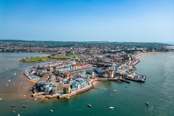 An Image of exmouth from above