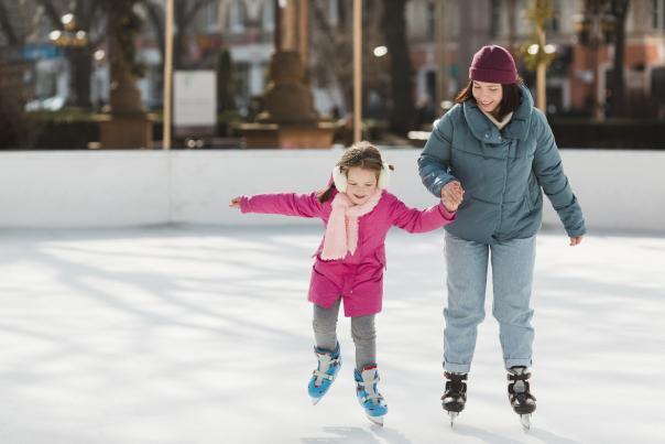 Free ice rink at Affinity SHopping Centre for Christmas 2025