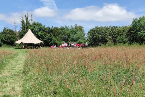 New community Outdoor Experience Area at Arlington Court