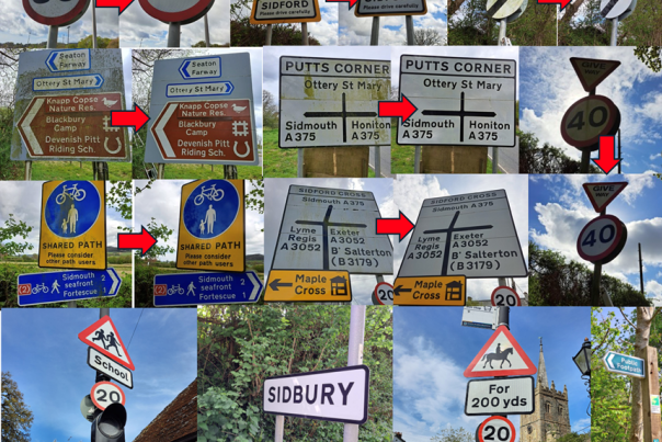 Sid Valley Road Signs Get a Spring Clean