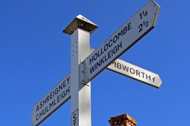 finger sign post