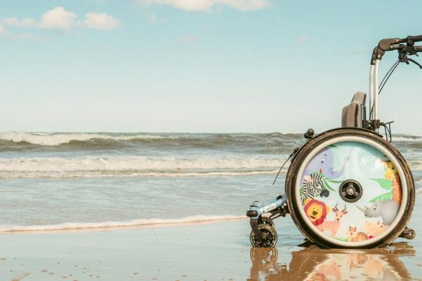 Wheelchair, Beach, Summer, Accessible