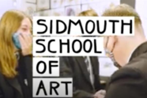 poster for sidmouth school of art