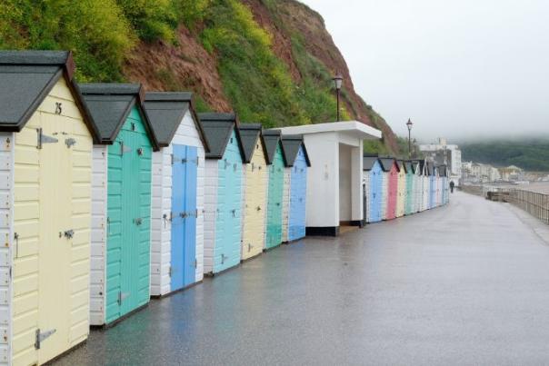 beach huts