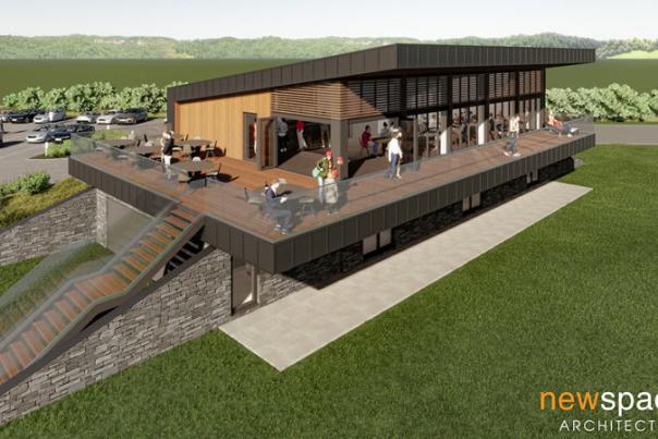 mock up of new cricket club