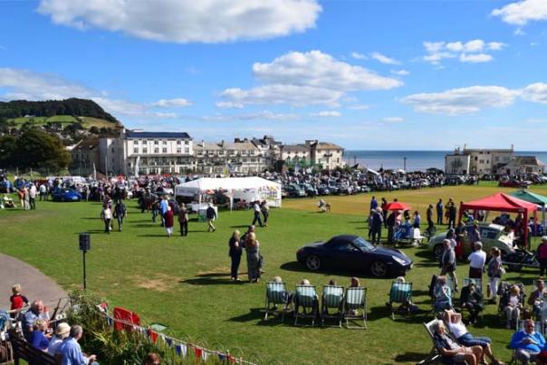Sidmouth classic car show