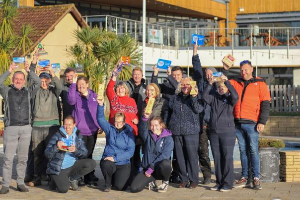 team at cofton holidays with their award