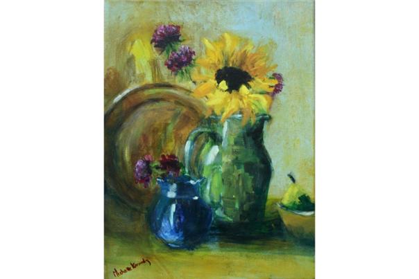 painting of sunflowers