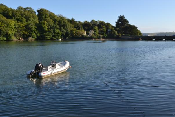 a boat on the estuary