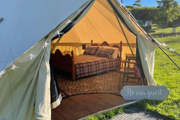 glamping tent