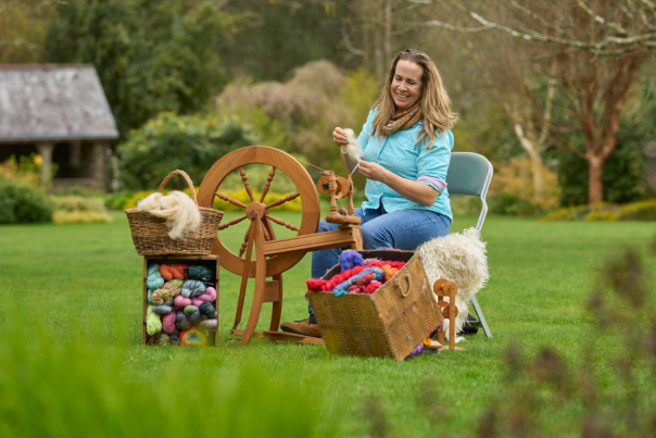 A feast of creativity for all skill levels awaits visitors to RHS Rosemoor’s Natural Fibre Weekend