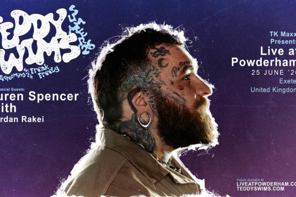 Teddy Swims Announces Huge Headline Show at TK Maxx Presents Live at Powderham