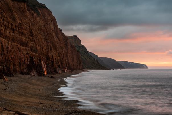 image shows the jurassic coast