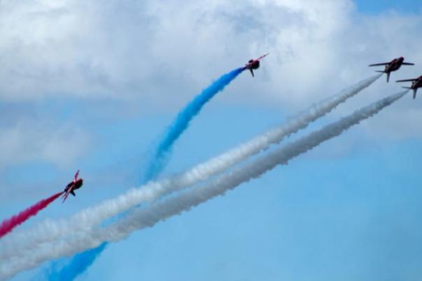 red arrows