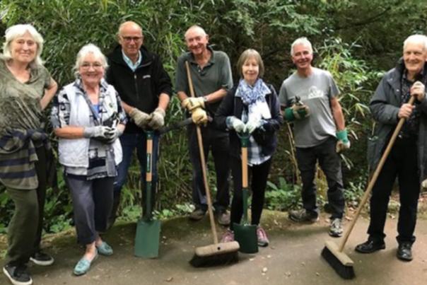 group of gardeners