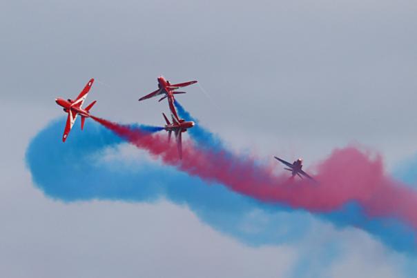 red arrows
