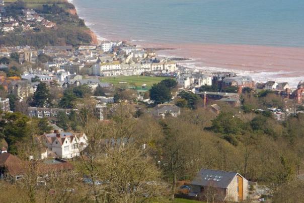 view across Devon