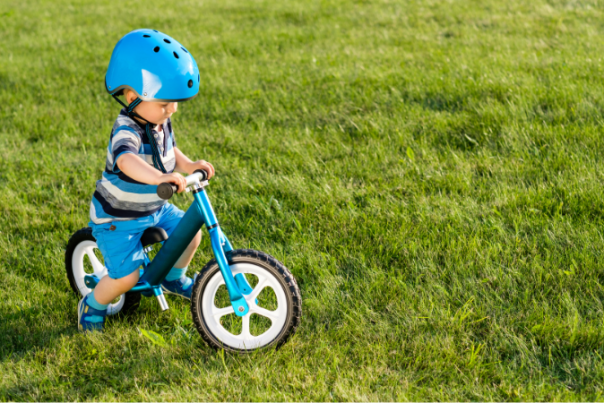child on a bike