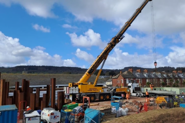 Major milestone reached in works to install new storm tank in Sidmouth to reduce storm overflow spills
