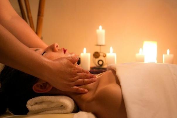 woman at spa
