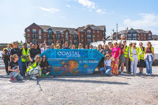 100kg of Rubbish Cleared in Hours as Coastal Recycling Unites Exeter for ‘Clean the Quay’ Campaign