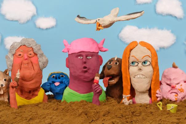 Sidmouth School of Art welcomes Artist-Sculptor Wilfrid Wood and his cheeky, satirical work to Sidmouth