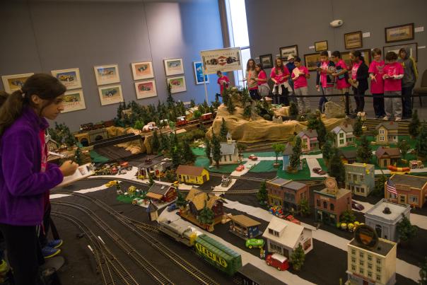 Holiday Train Display at America On Wheels