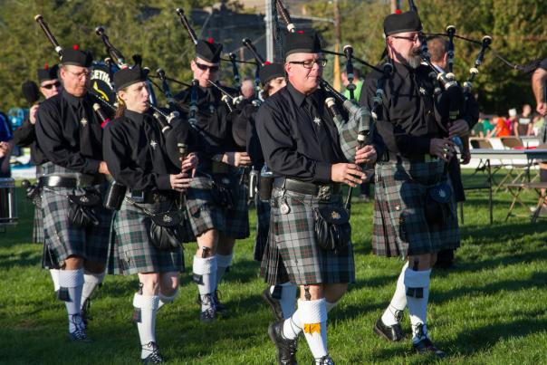 Bagpiper's at Celtic Classic in Bethlehem, Pa.