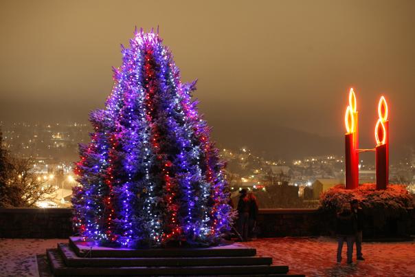 Christmas tree in Bethlehem