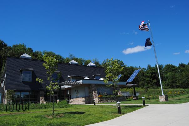 The visitors center at Jacobsburg Environmental Center in Nazareth, Pa.