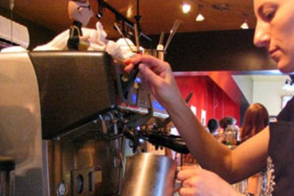 Barista at Cosmic Cup