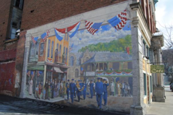 Heritage Mural in Bangor, Pennsylvania