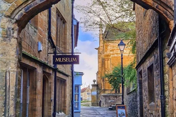 Sherborne Museum sign