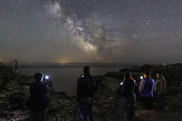 Groups of people and the Milky Way