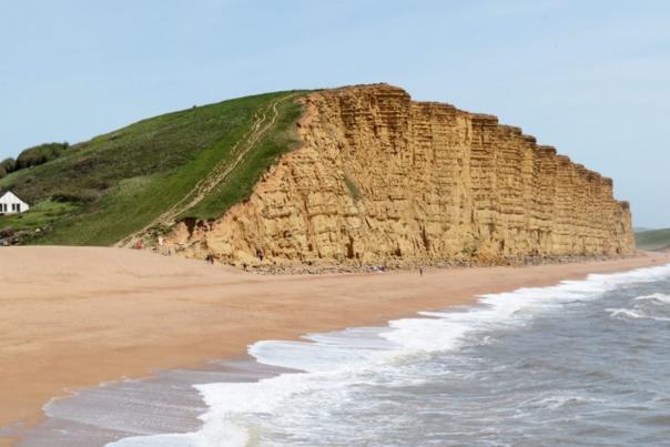 East Cliff at West Bay in Dorset