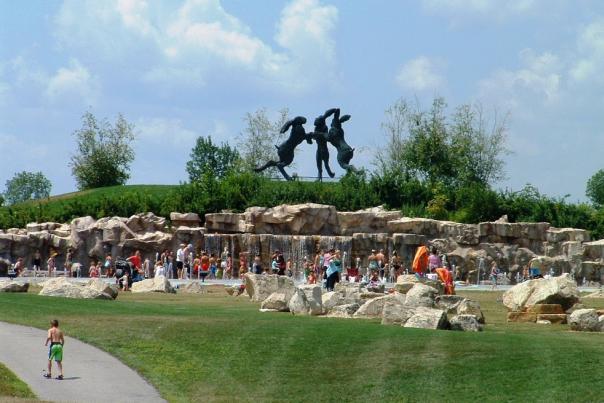 Dancing Hares Splash Pad