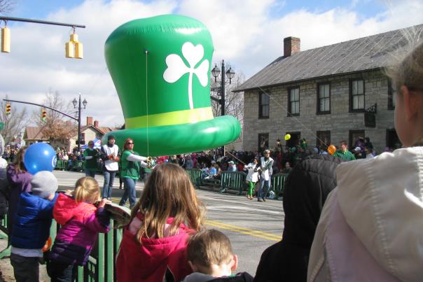 St. Patrick's Day Parade Top Hat Float
